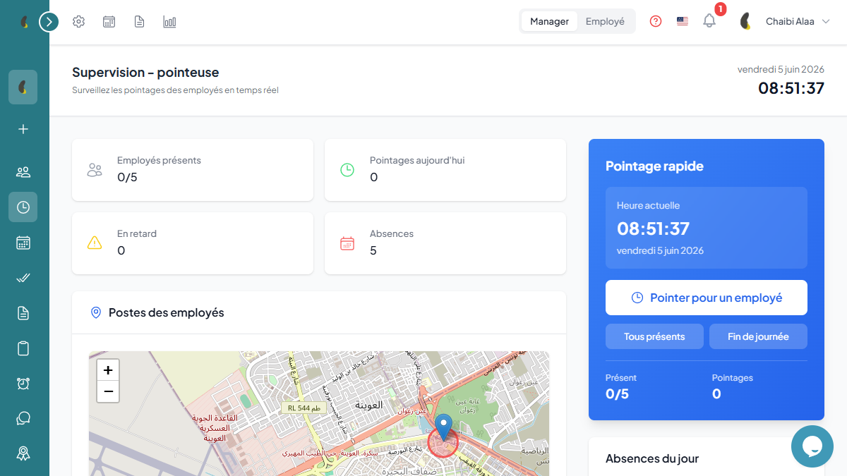 Pointage intelligent